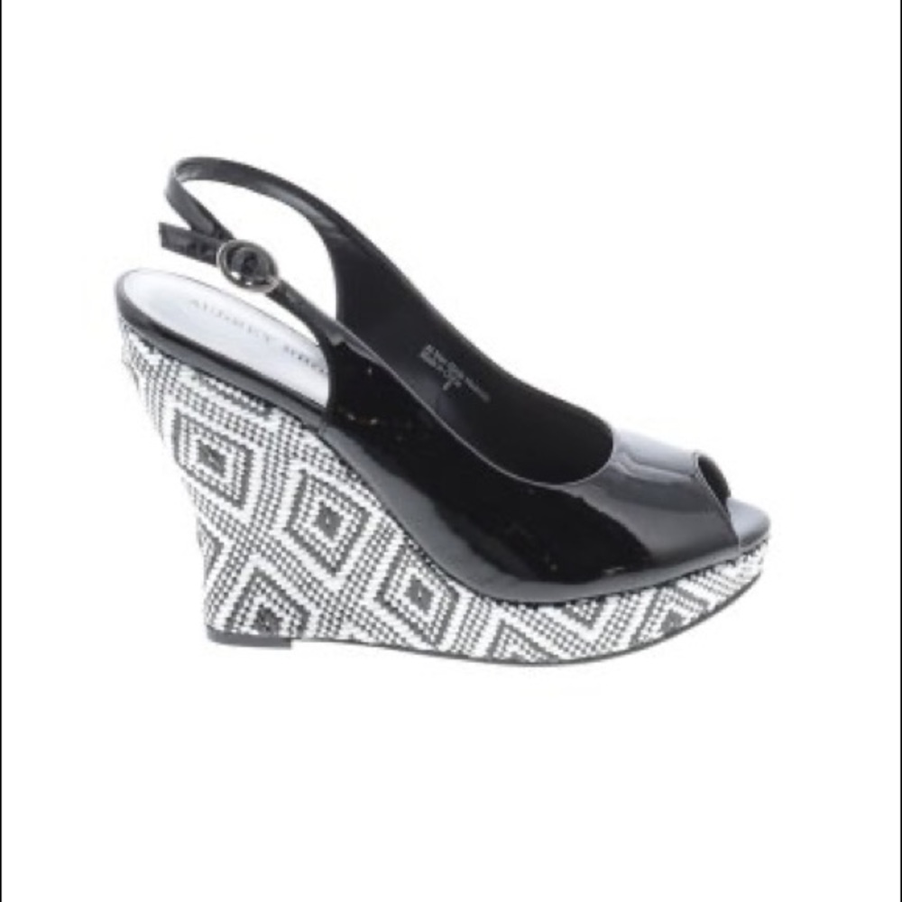 Audrey Brooke Peep Toe Wedges